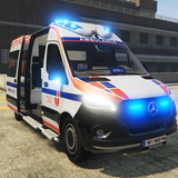 Icona simulatore di ambulanza 3d