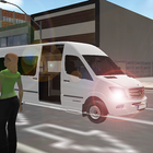 Minibus-simulatorspel extreem-icoon