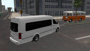 Minibus-simulatorspel extreem-poster