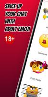 Adult Emoji Sexy Stickers imagem de tela 2