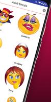 Adult Emoji Sexy Stickers imagem de tela 3