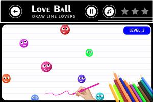 Love Balls Draw Lines capture d'écran 3