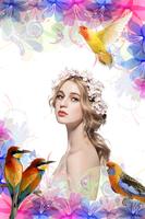 Love Birds Photo Frame ảnh chụp màn hình 2