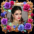 Lovely flower photo frame আইকন