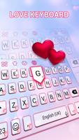 Love keyboard Cartaz