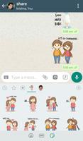 WAStickerApps - Love Stickers Pack اسکرین شاٹ 2