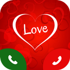 Valentine call screen 2019, call screen theme-icoon
