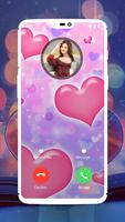 Valentine call screen 2019, call screen theme captura de pantalla 3