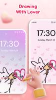 Lovy: Love Lockscreen Drawing poster