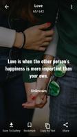 برنامه‌نما Love quotes, motivational life عکس از صفحه