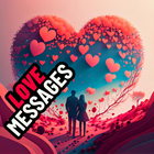 Love images and messages App icône
