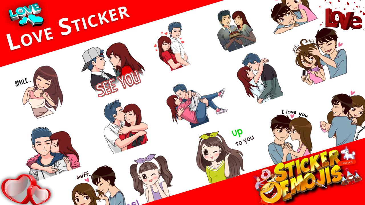 Paling Inspiratif Stiker Wa Kartun Romantis