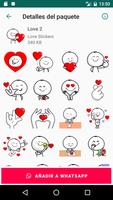 Pegatina de amor para WhatsApp - WAStickerApps ❤️ captura de pantalla 1