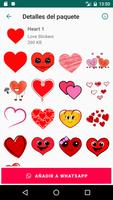 Pegatina de amor para WhatsApp - WAStickerApps ❤️ captura de pantalla 2