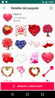 Pegatina de amor para WhatsApp - WAStickerApps ❤️ captura de pantalla 3