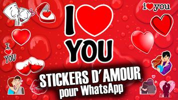 Autocollants d'amour pour WhatsApp - WAStickerApps Affiche