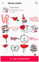 Love Stickers for WhatsApp - WAStickerApps ❤️❤️❤️ capture d'écran 3