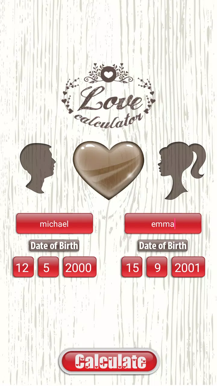 Love Tester - Calculate Love Percentage