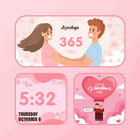 Love Widget: Counter & Memory icône