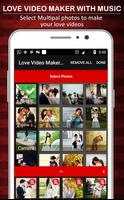 Love Video Maker with Song Pro تصوير الشاشة 1