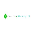 Love 2 Marry U Find the One to Say I Do. โปสเตอร์