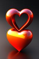 3d love hearts wallpapers 스크린샷 2