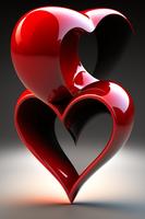 3d love hearts wallpapers 截圖 3