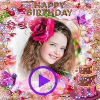 Birthday Music Video Maker poster