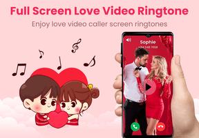 Full Screen Love Video Rington ポスター