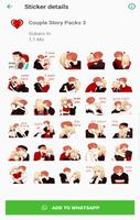 Love Couple Sticker For Whats اسکرین شاٹ 1