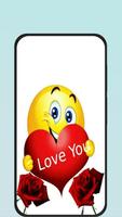 love emoji Affiche