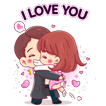 ”I love you stickers -WASticker