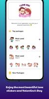 ملصقات حب وغرام - WAStickers الملصق