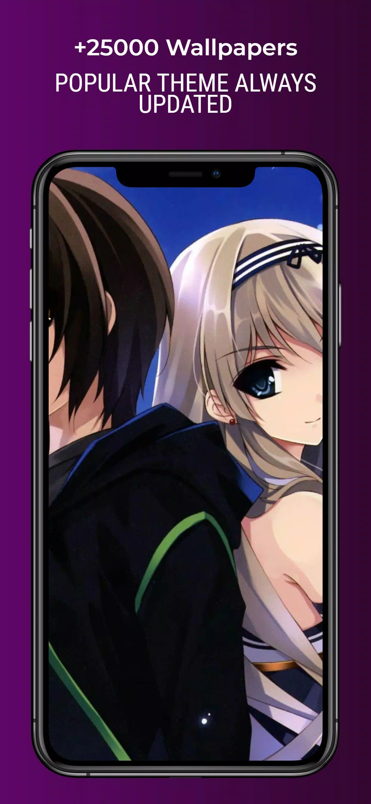 anime girl, anime boy, couple, love, hd, 4k HD Wallpaper