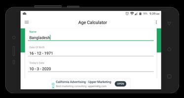 Age Calculator imagem de tela 2