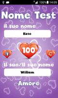 1 Schermata Test nome dell'amore