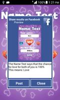 برنامه‌نما Name Love Test عکس از صفحه