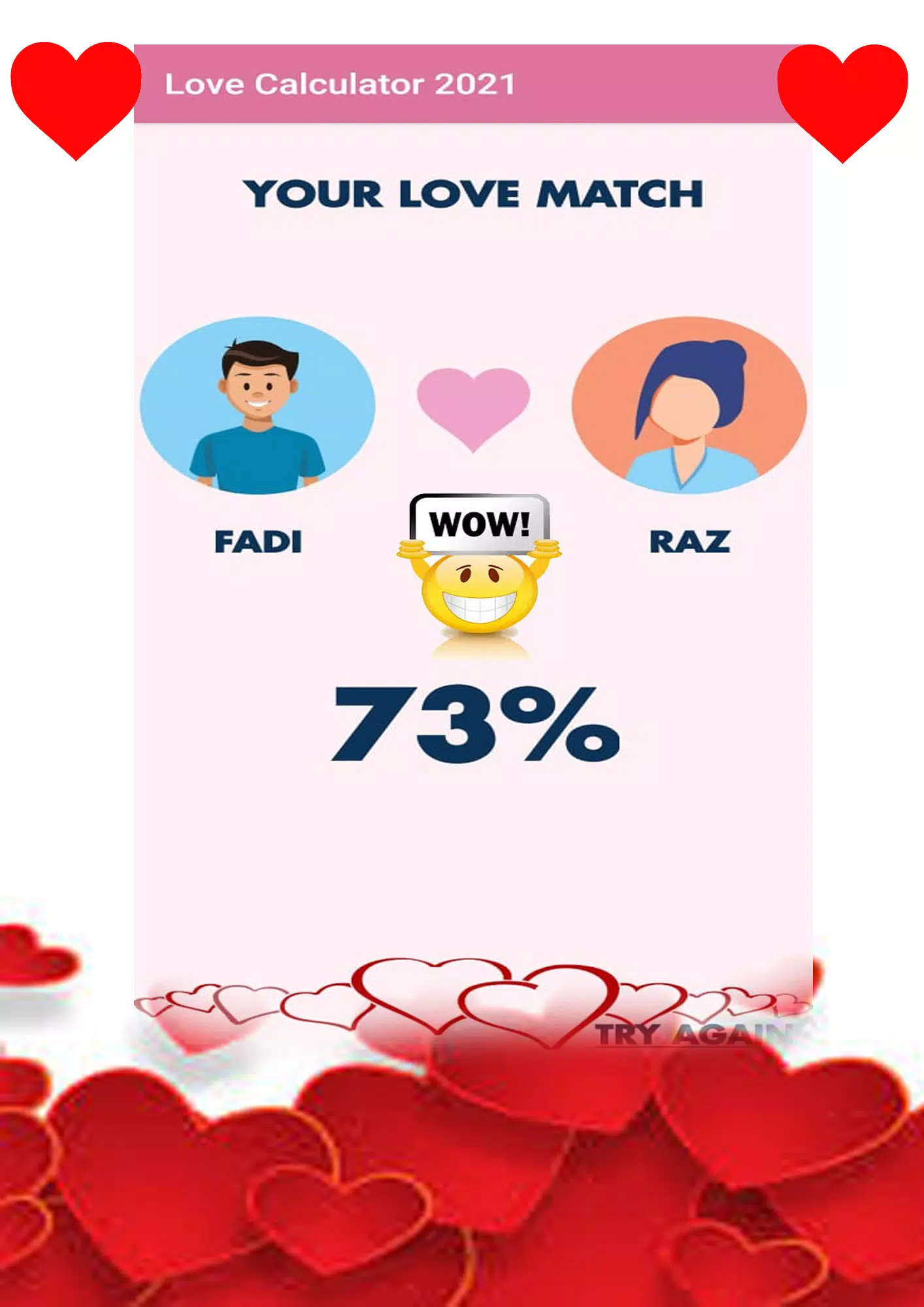 True Love Calculator 🕹️ Play on CrazyGames