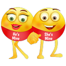 Love Couple Emoji Sticker Keyb APK