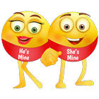 Love Couple Emoji Sticker Keyb icon