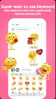 Love Couple Emoji Sticker Keyb screenshot 3