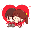 couple in love stickers for wh APK