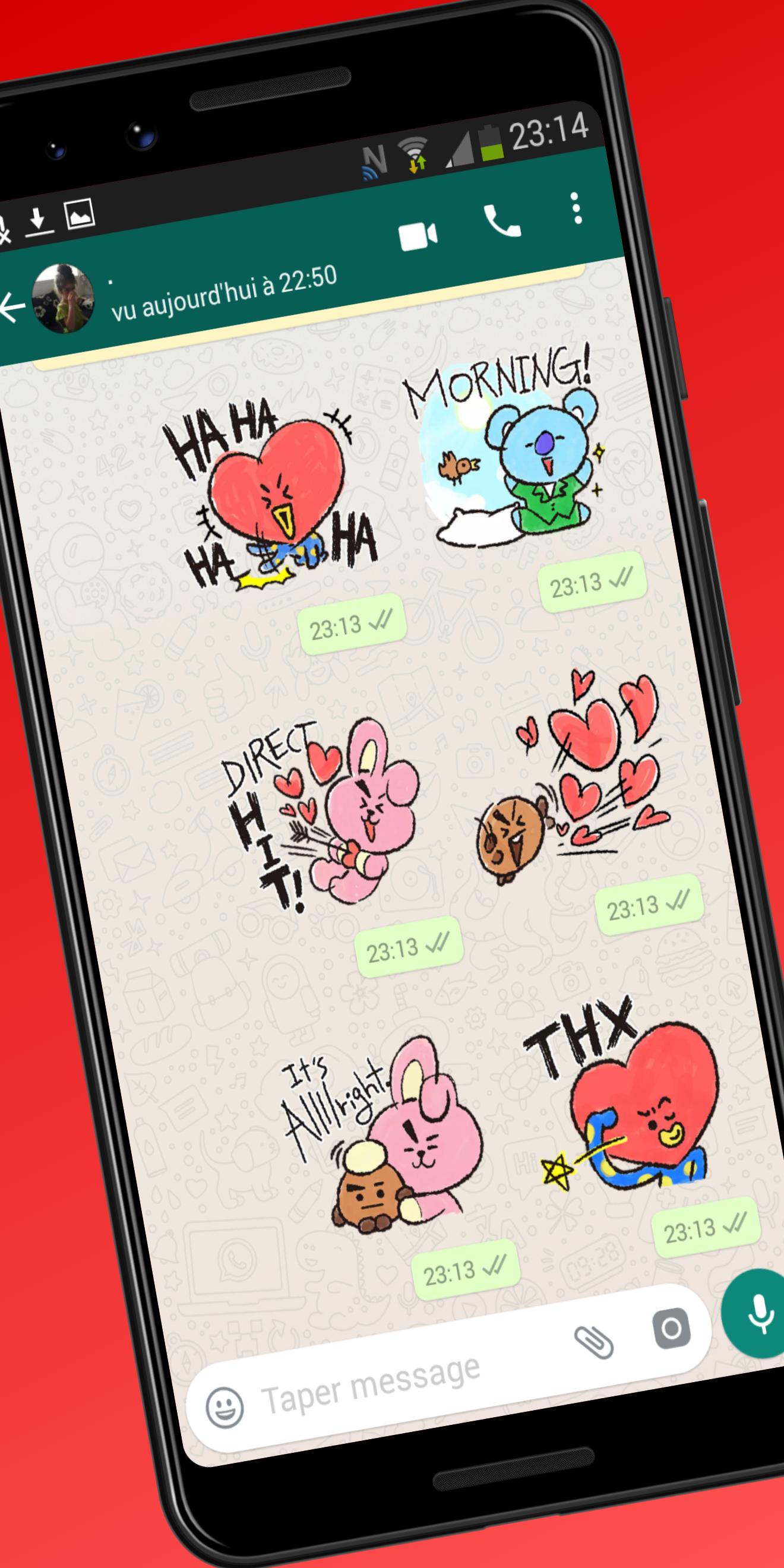 New Best Wastickersapps Bt21 Kpop Stickers Bt21 For Android