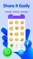 3 Schermata Lovely Emoji GIF Stickers For WhatsApp