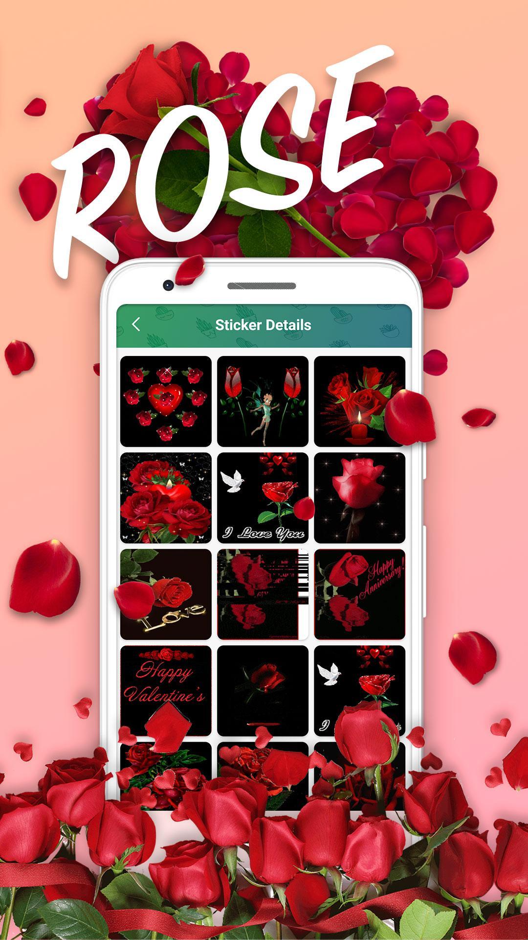 Love Roses Stickers For Whatsapp Kiss Gif Freeapknapps