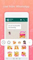 WAStickerApps Birthday Love Emojis syot layar 2