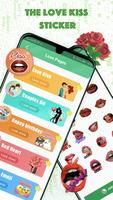 The Love Kiss Sticker syot layar 1