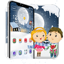 Lovely couple winter theme APK