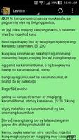 KJV Bible Free Offline Tagalog স্ক্রিনশট 1