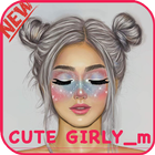 Cute Girly m pictures آئیکن